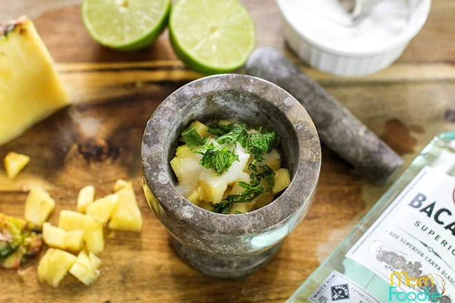 Pineapple Mojito ingredients