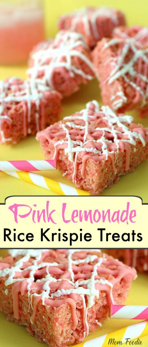Pink Lemonade Rice Krispie Treats Recipe