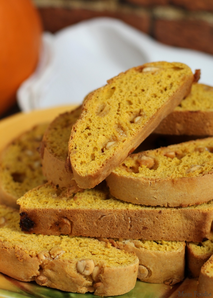 Pumpkin Biscotti Recipe with White Chocolate Chips - Mom Foodie