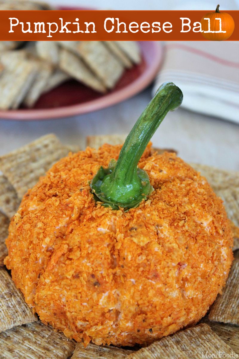 Festive Pumpkin Cheese Ball 