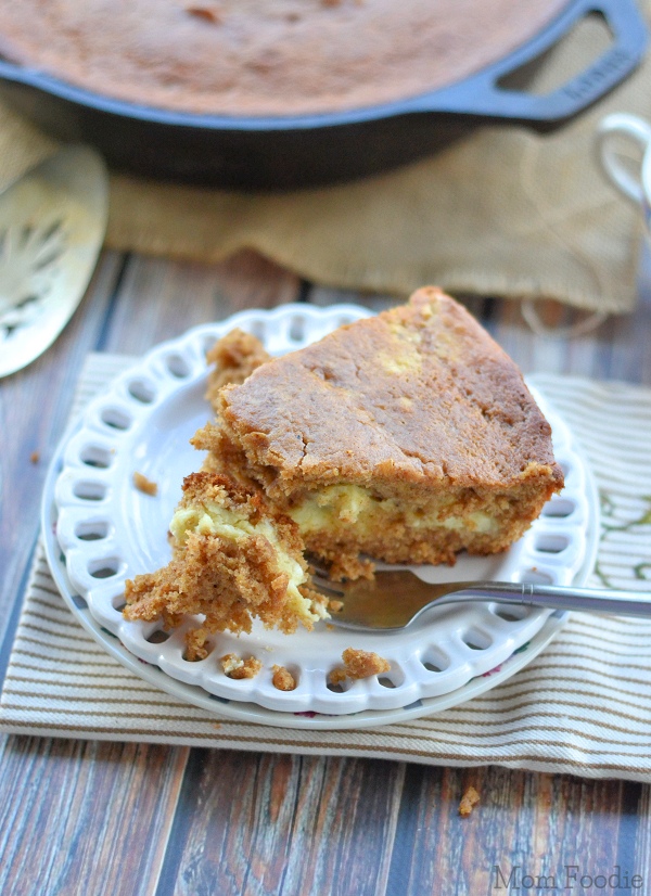 Pumpkin Cream Cheese Skillet Bread