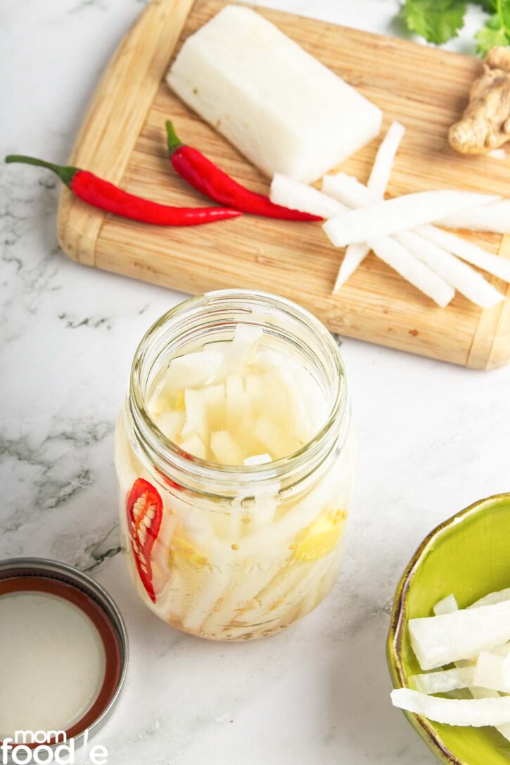 Pickled Daikon Radish Recipe - Mom Foodie Pickled Daikon Radish Recipe - Mom Foodie