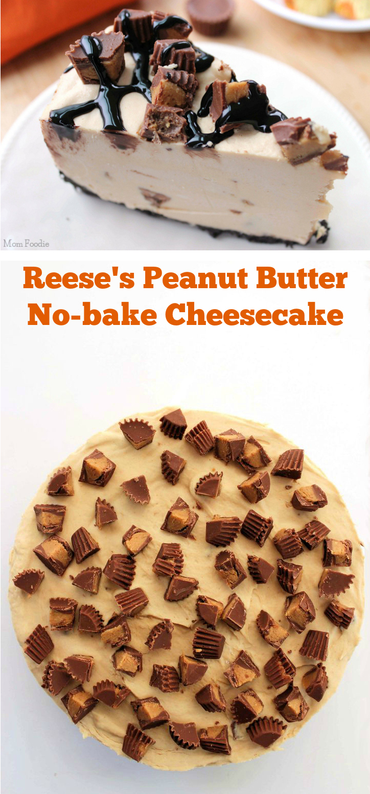 Reese's Peanut Butter No-Bake Cheesecake Pinterest