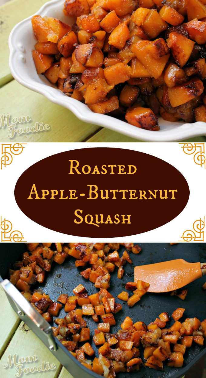 Roasted Apple Butternut Squash - simple, clean and delicious