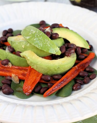 Roasted Carrot, Avocado & Black Bean Salad