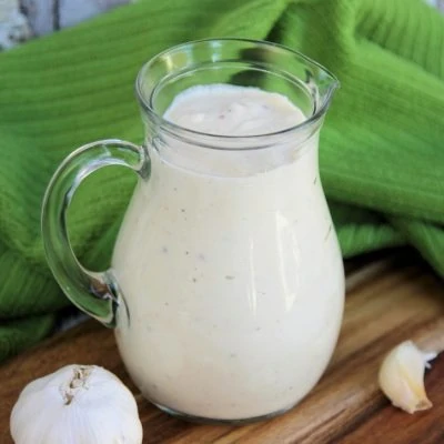 Roasted Garlic Parmesan Buttermilk Ranch Dressing