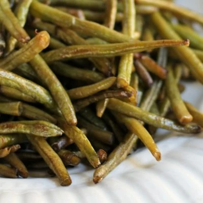 Roasted Green Beans Low-carb snack or side