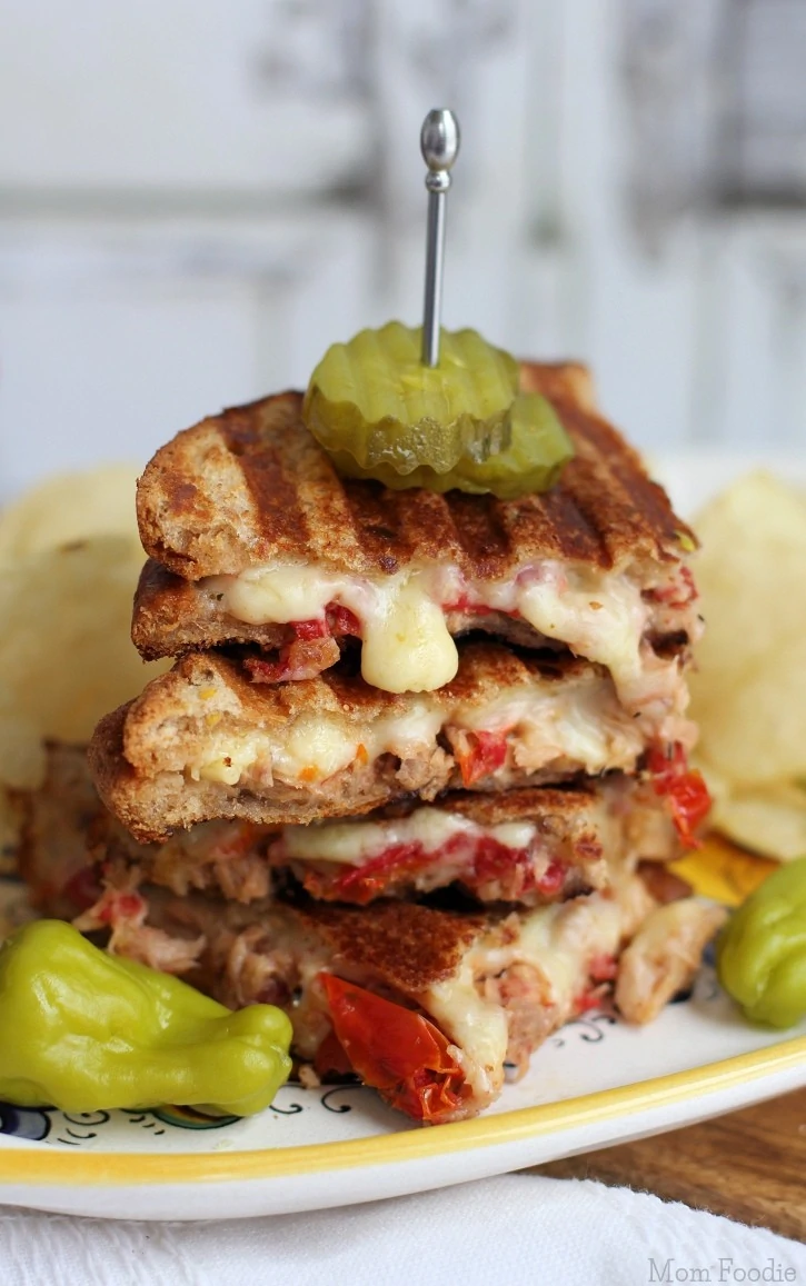 Roasted Tomato & Yellow Fin Tuna Panini Melt