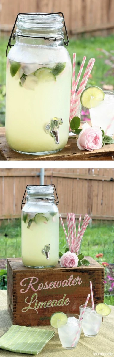 Rosewater Limeade Recipe