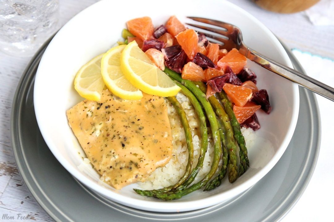 Keto Salmon with Greek Yogurt Cream Sauce Mom Foodie