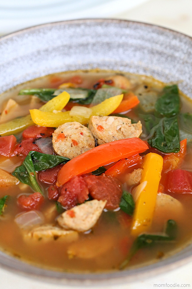 Sausage and Pepper Soup