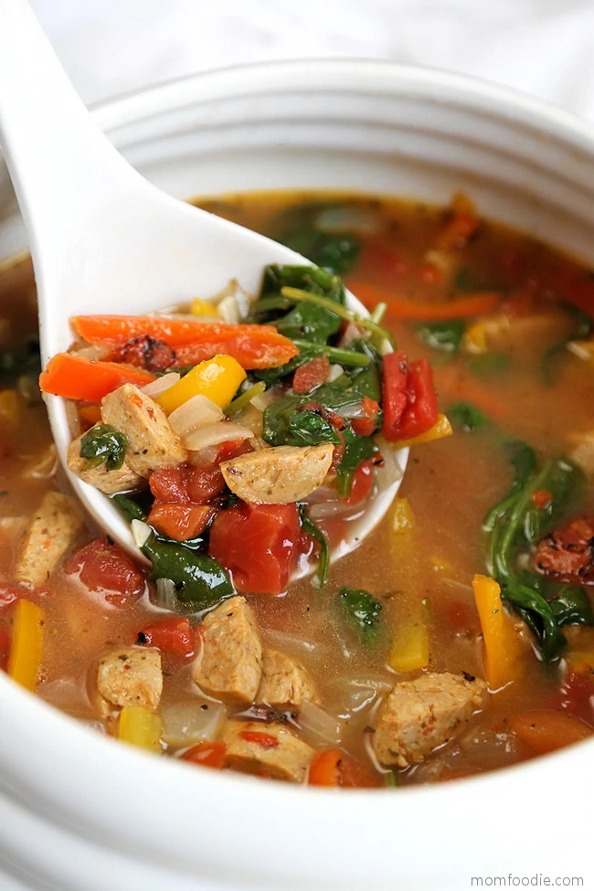 Sausage and Pepper Soup
