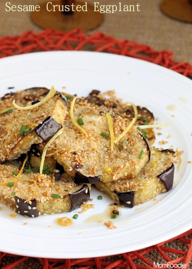 Sesame Crusted Eggplant