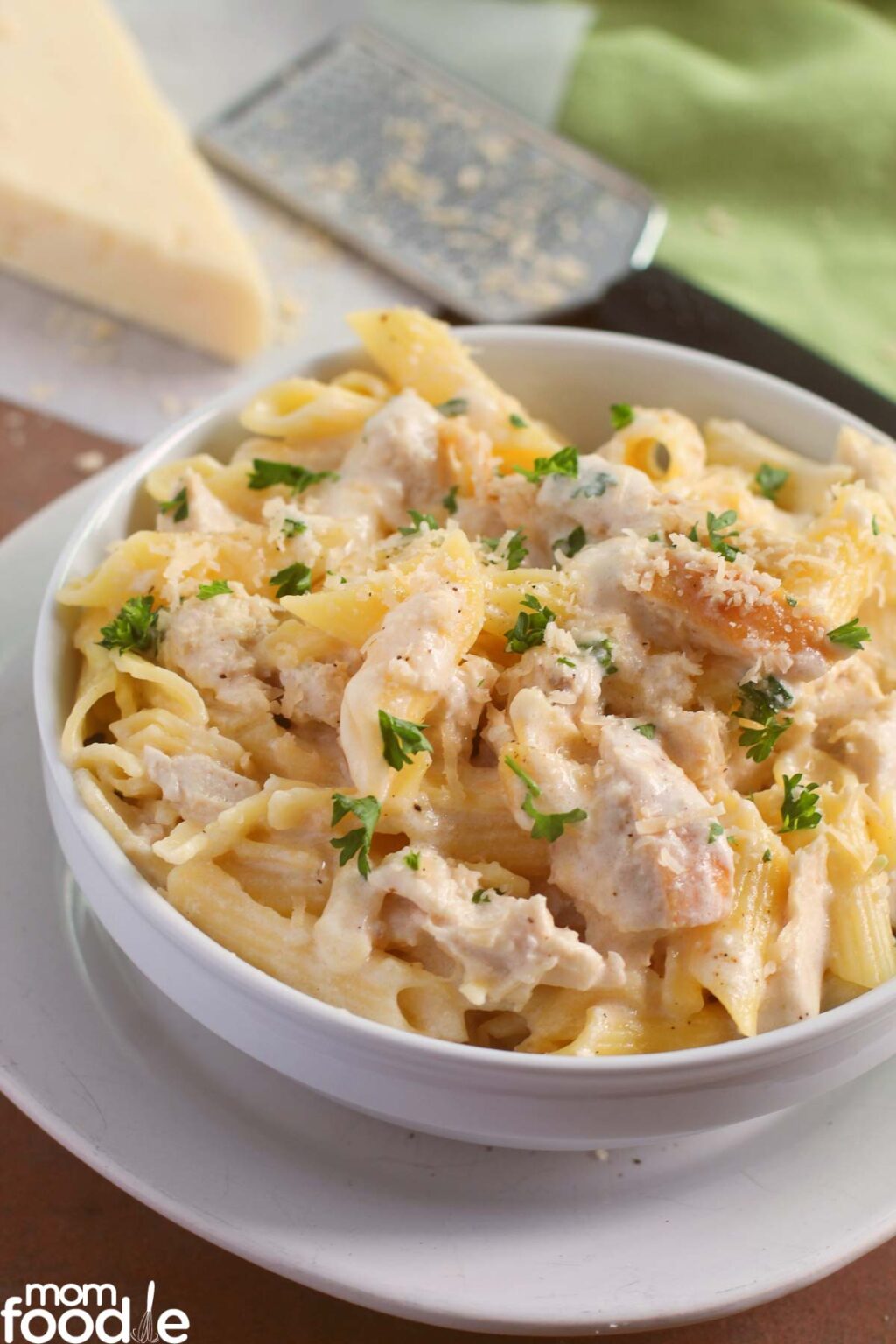 Crock Pot Chicken Alfredo Recipe Mom Foodie