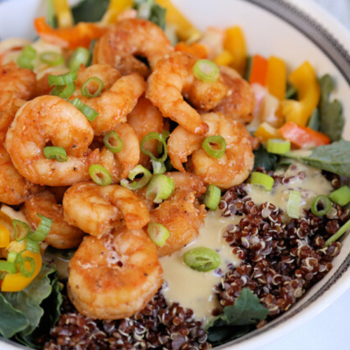 Shrimp Quinoa Salad Bowl