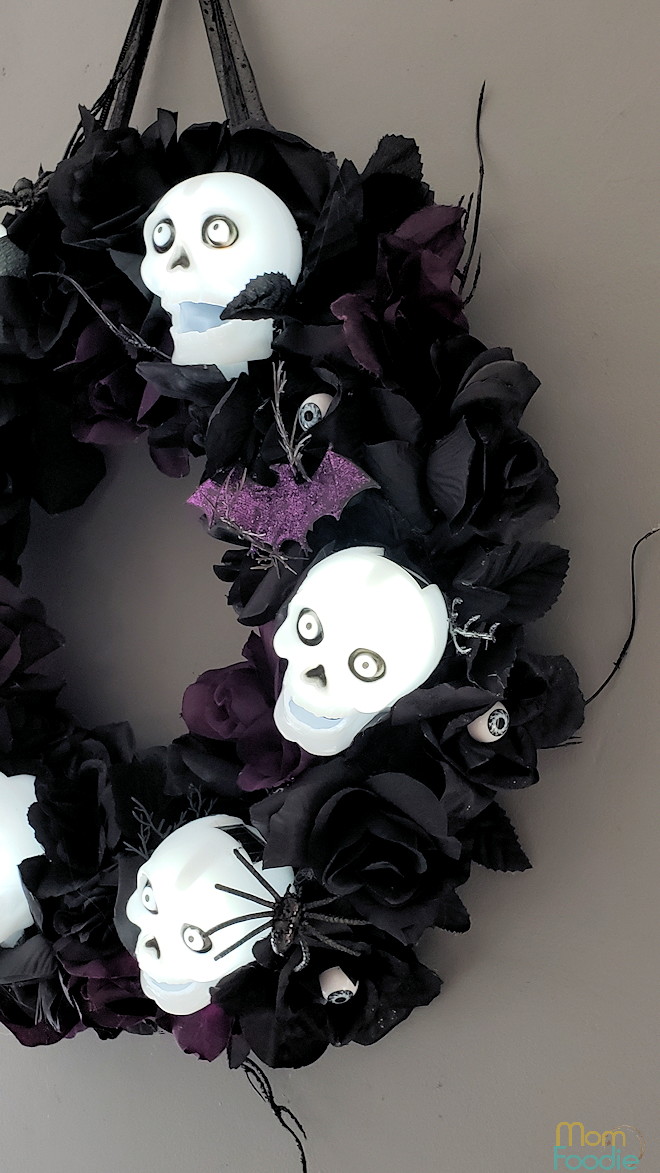 Halloween “Skull” Wreath
