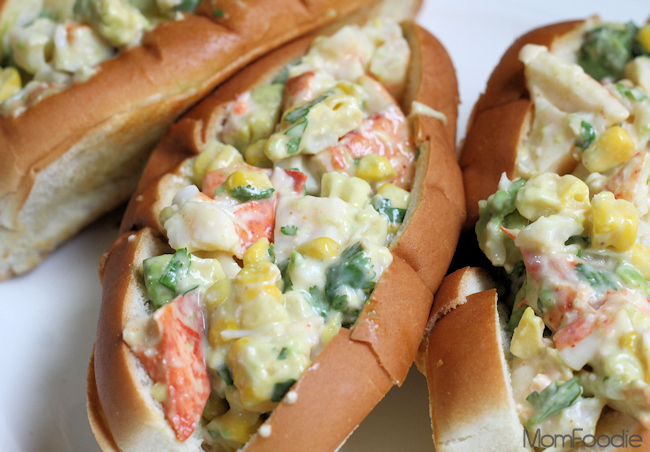 Southwest lobster salad rolls