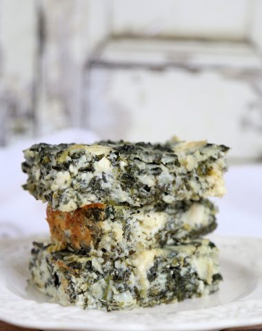 Spanakopita Cottage Cheese Casserole Low Carb