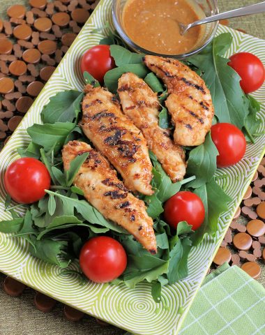 Spicy Peanut Lime Grilled Chicken Salad