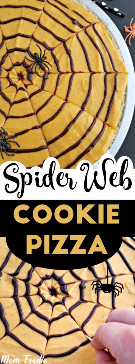 Spider Web Cookie Pizza