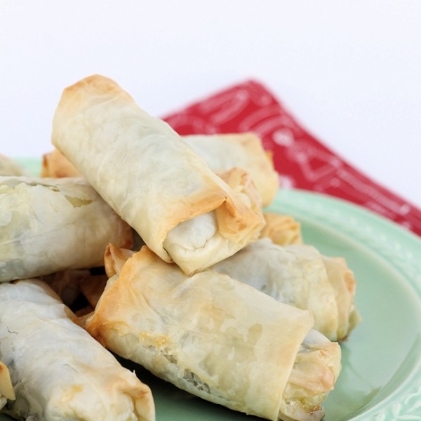 Spinach Pie Rolls Appetizer Recipe Mom Foodie