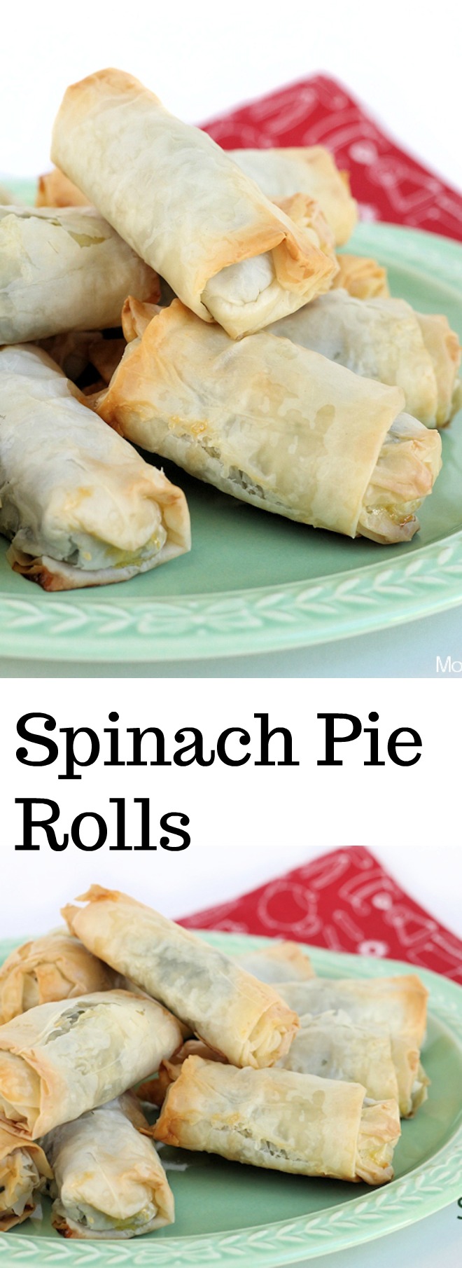 Spinach Pie Rolls Appetizer Recipe Mom Foodie