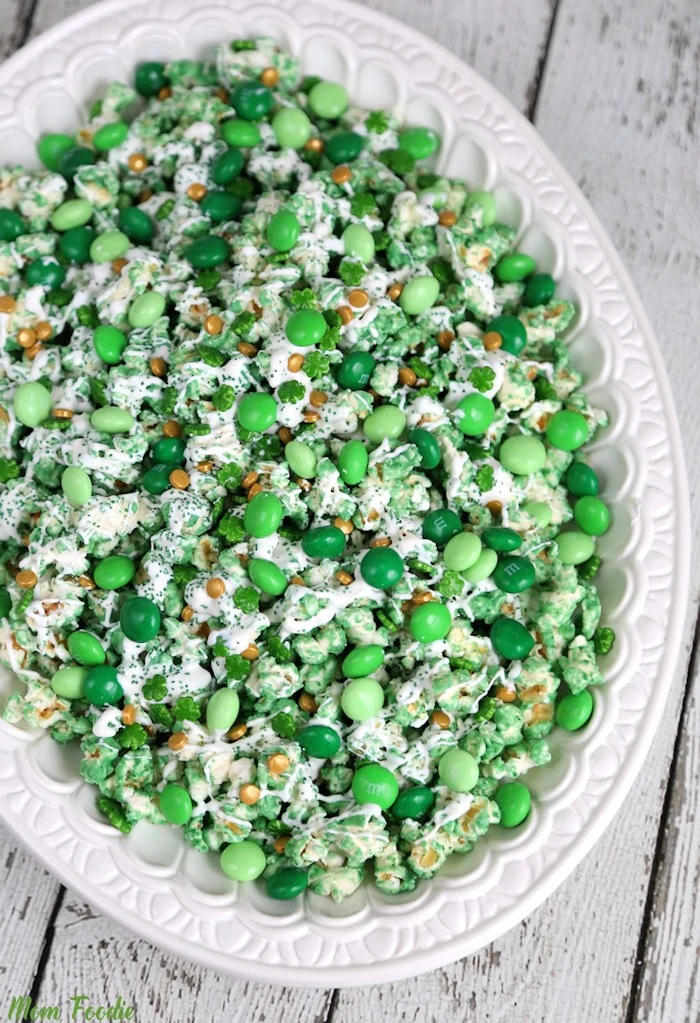 St. Patrick's Day Popcorn - Green Leprechaun popcorn