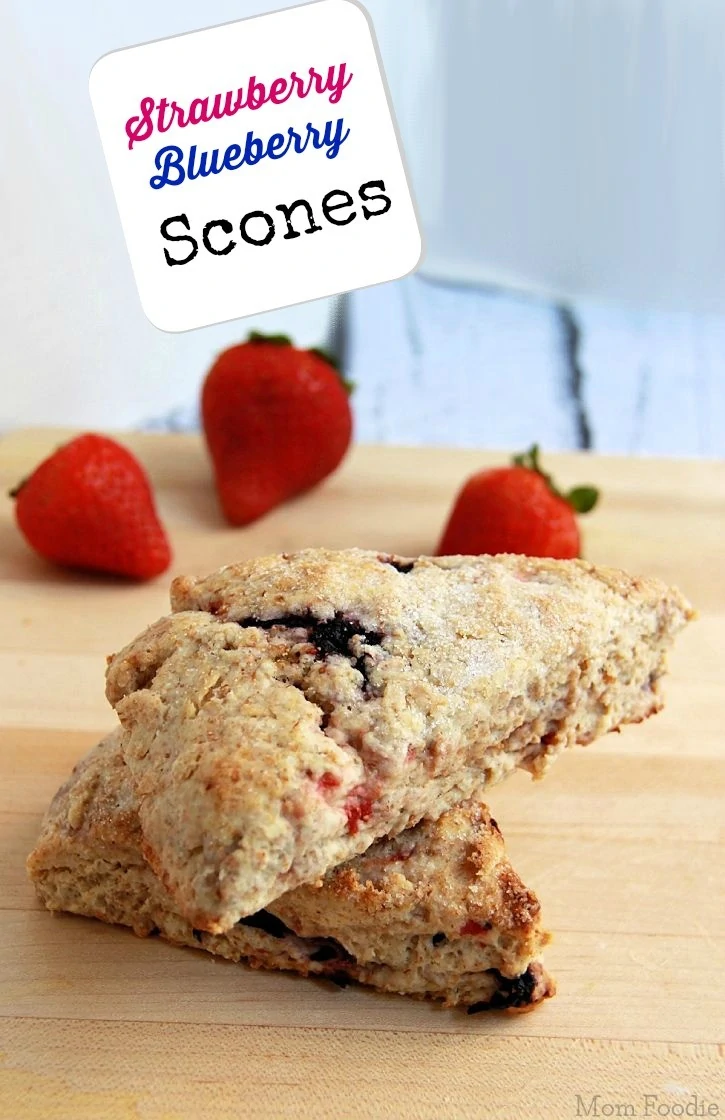 Strawberry Blueberry Scones recipe