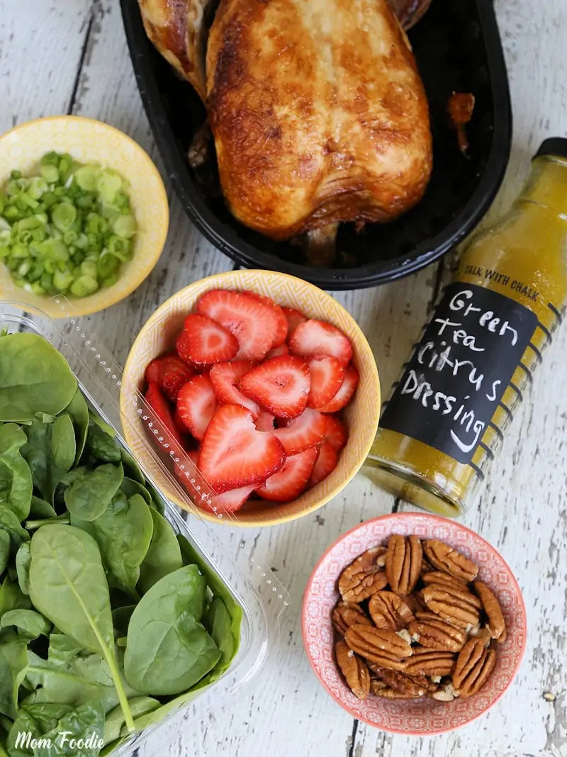 Strawberry Pecan Chicken Salad ingredients