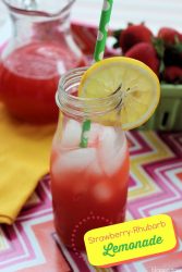 Strawberry Rhubarb Lemonade