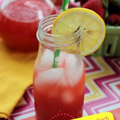 Strawberry Rhubarb Lemonade