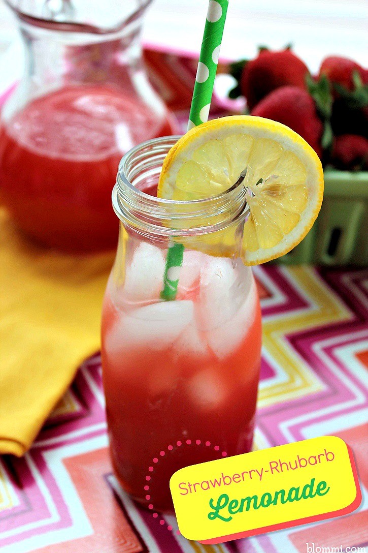 Strawberry Rhubarb Lemonade recipe