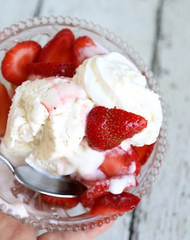 Strawberry Shortcake Sundae
