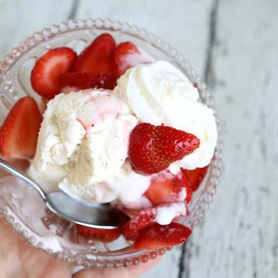 Strawberry Shortcake Sundae