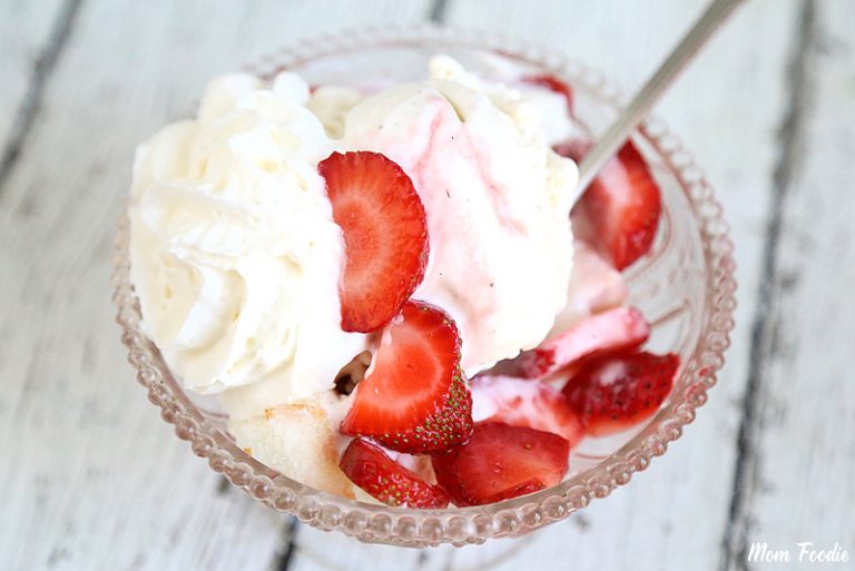 Strawberry Shortcake Sundae Recipe Mom Foodie