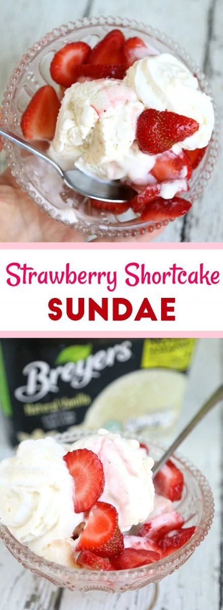 Strawberry Shortcake Sundae