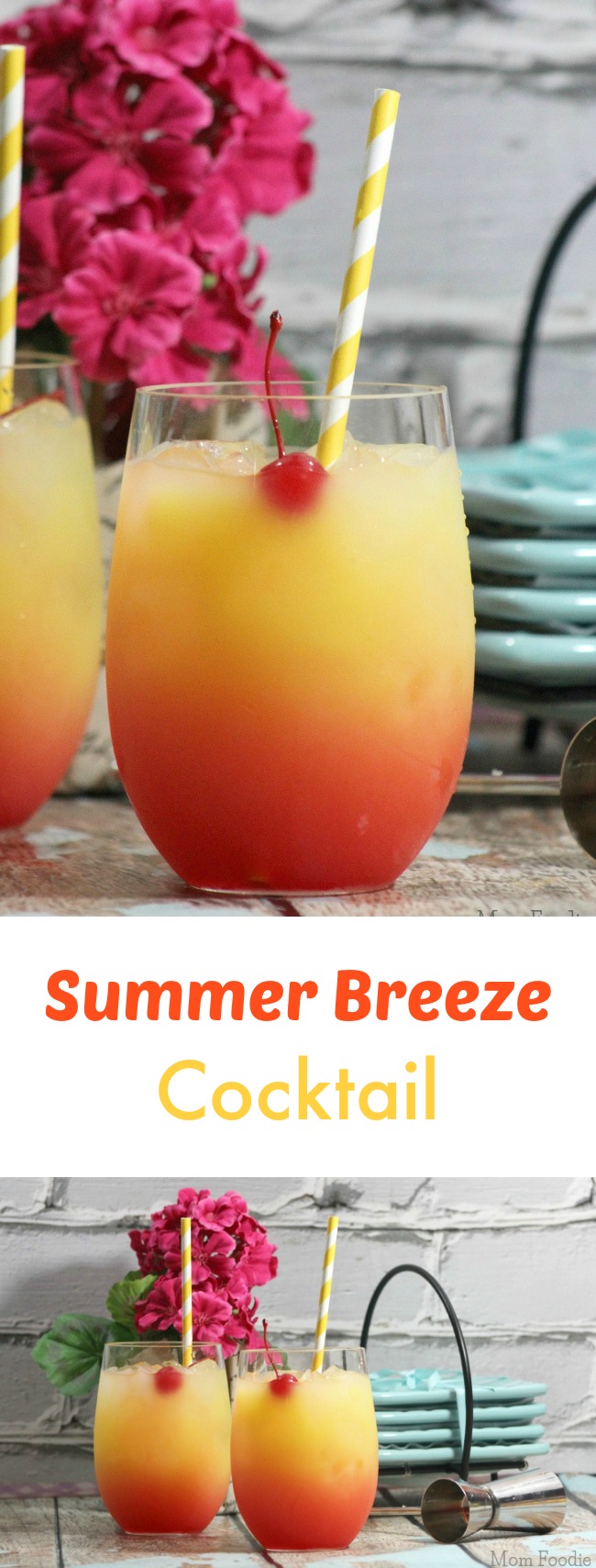 Summer Breeze Cocktail Recipe- great for parties | Summer ...