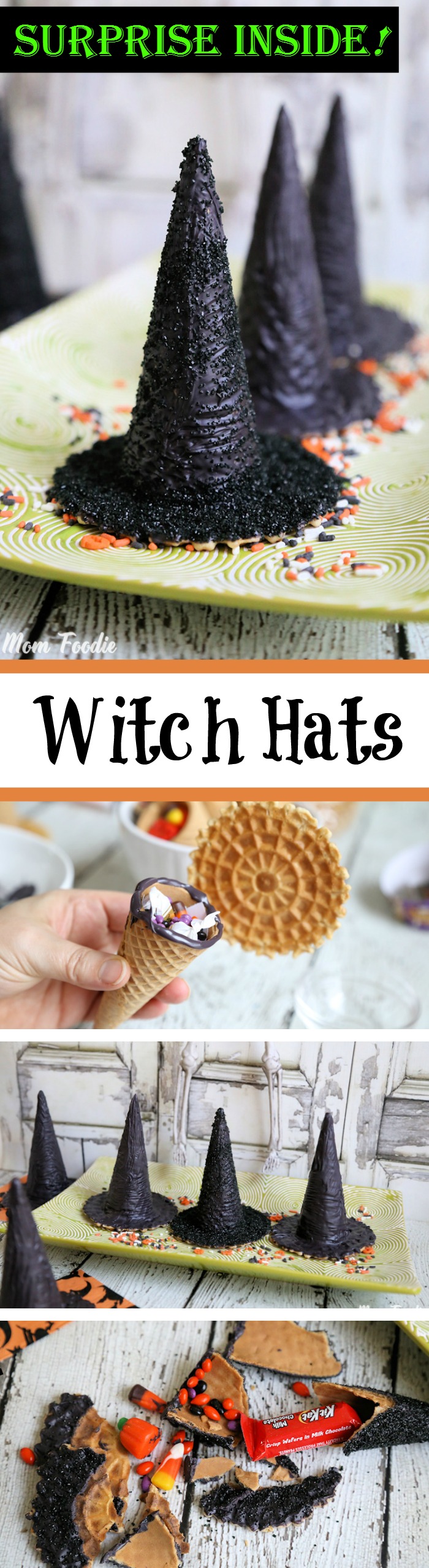 Surprise Inside Edible Witch Hats Treat Containers Tutorial
