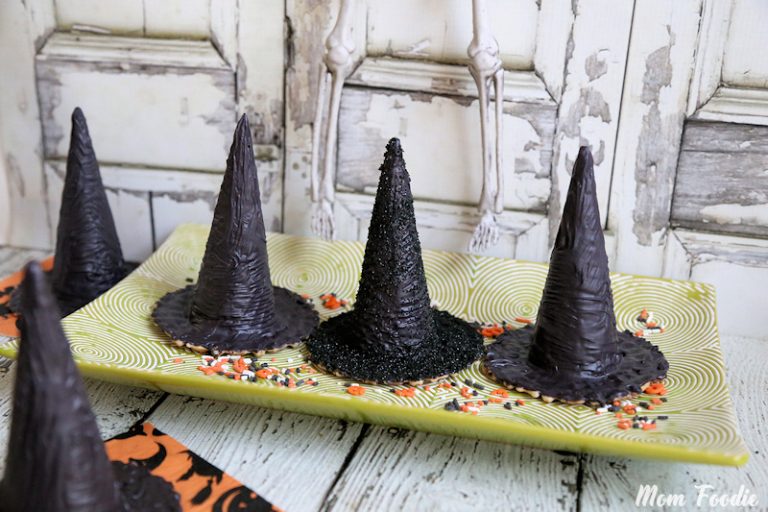 DIY Surprise Inside Halloween Witch Hats Edible Treat Boxes Mom Foodie