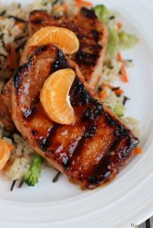 Sweet Chili-Orange Glazed Grilled Pork Chops