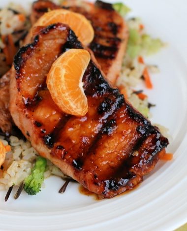 Sweet Chili-Orange Glazed Grilled Pork Chops Recipe