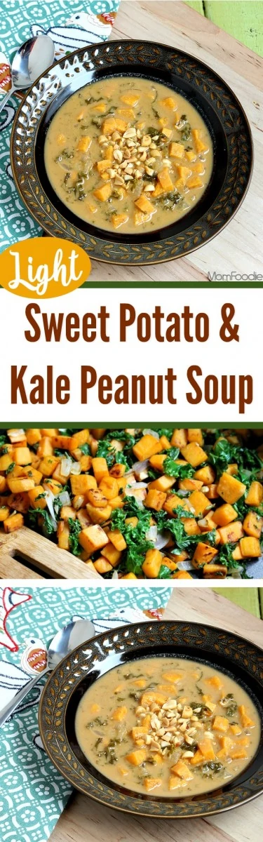 Sweet Potato & Kale Peanut Soup