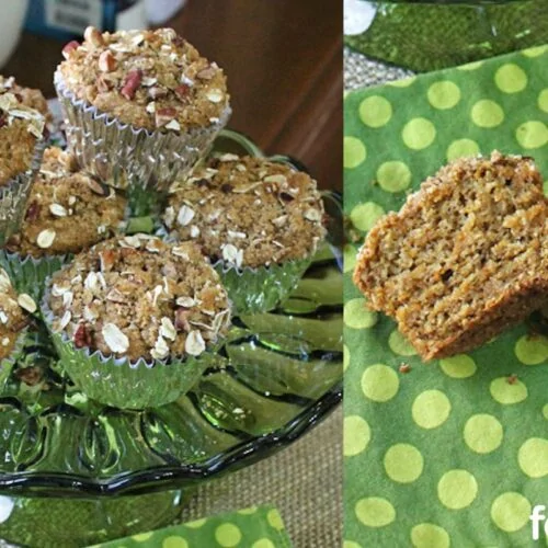 Sweet Potato Oatmeal Muffins