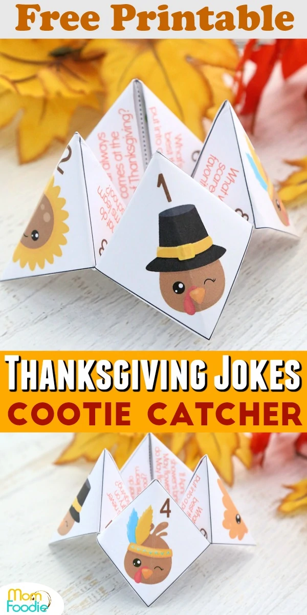 Thanksgiving Jokes Cootie Catcher Pinterest