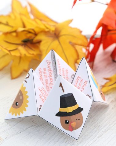 Thanksgiving Jokes for Kids Cootie Catcher