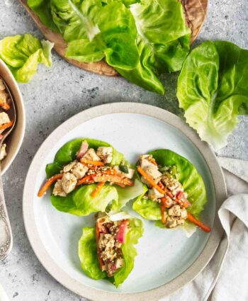 Tofu lettuce Wraps
