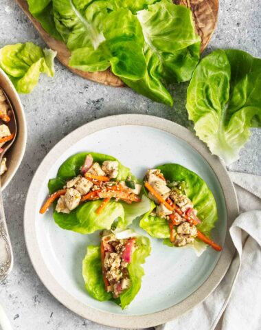 Tofu lettuce Wraps
