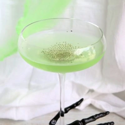 Toxic Spawn Martini - Halloween Cocktail