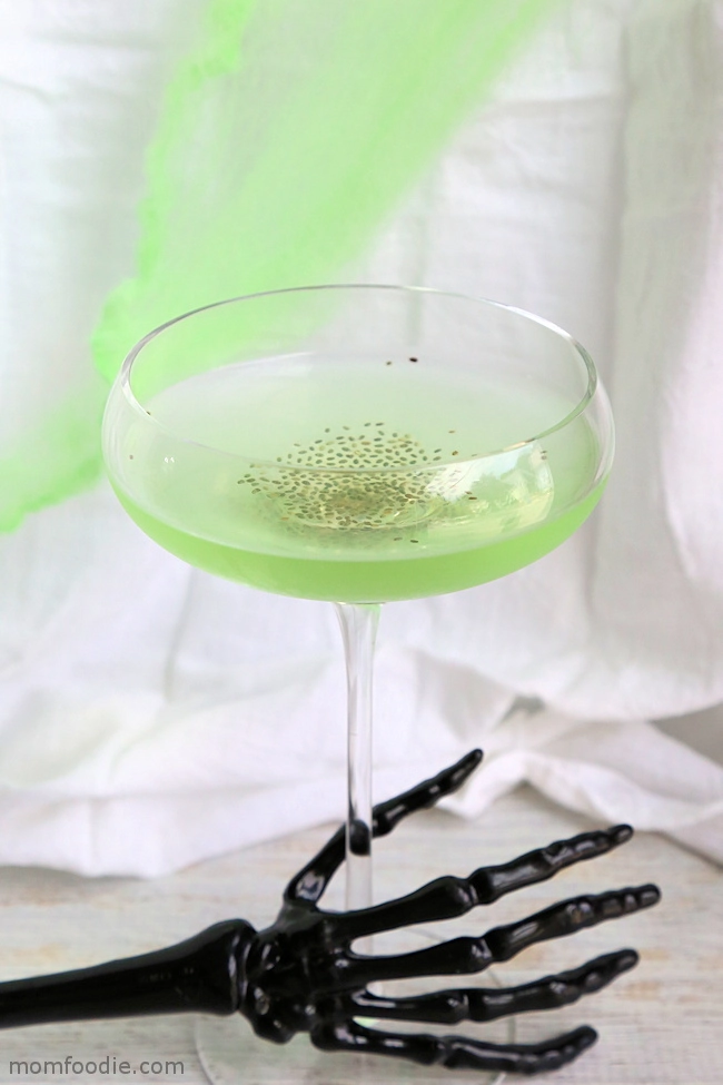 Toxic Spawn Martini - Halloween Cocktail