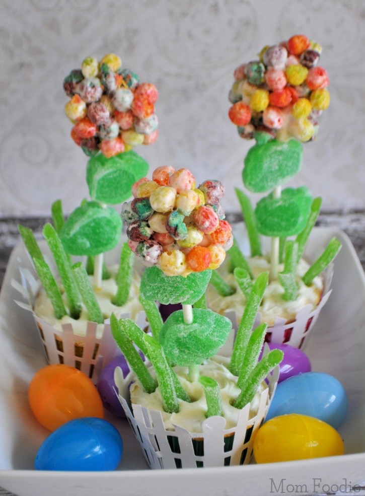 Trix Flowers Cupcakes